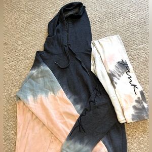 PINK Matching Tie Dye Workout Set